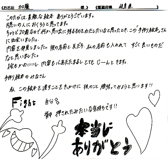 片思いの人への歳の誕生日プレゼントとしてご利用いただいたお客様の感想 彼氏 彼女 家族 友達へのサプライズプレゼント ブログ